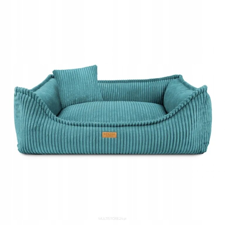 Pelíšek ortopedické lehátko pro psa a kočku tyrkysové Milano Turquise-m
