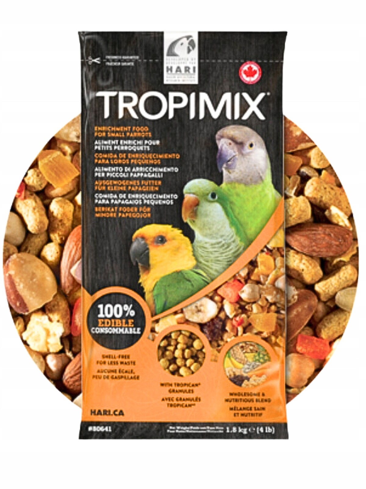 Hagen Hari Tropimix Small Parrot Food Mix krmivo pro papoušky 1.8 kg