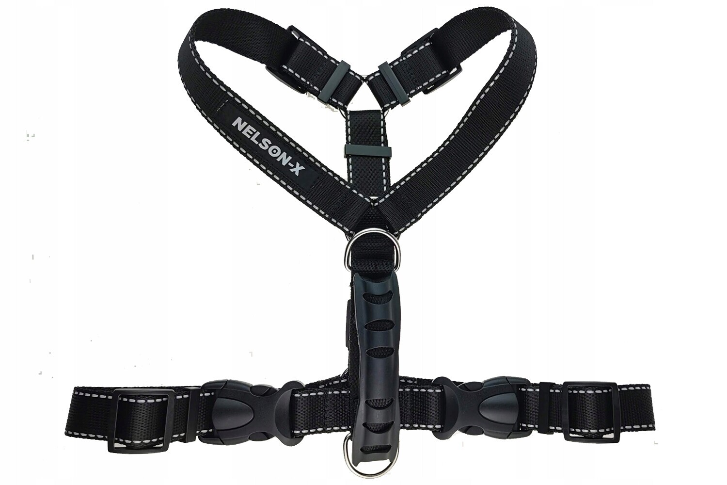 Postroj Pro Hlídací Psy Nelson-x Reflexní S Rukojeťem XL, Kvalita Od Polský Výrobce