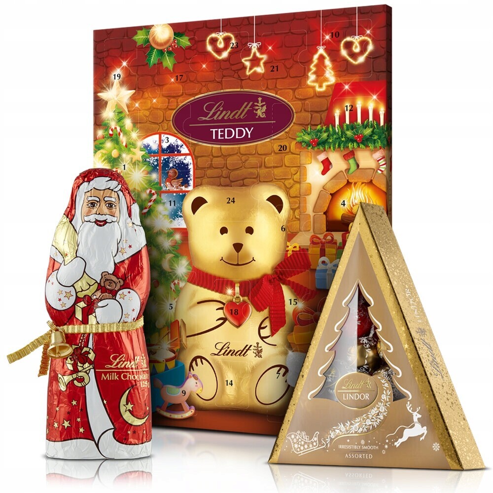 Vánoční sada Kalendář Teddy, Pralinky Mikuláš