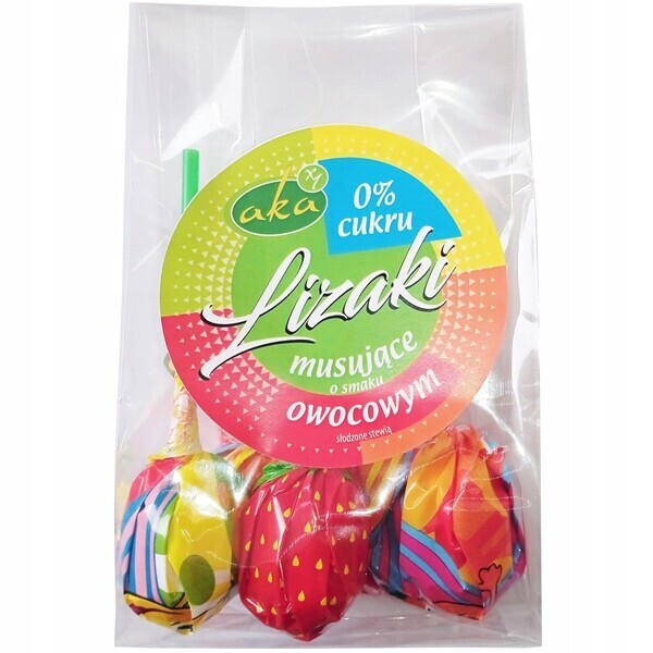 Lízátka se stévií (5 ks x 13 g) Aka