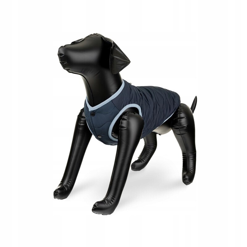 Bunda pro psa, tmavě modrá, prošívaná, velikost 3XL, 60