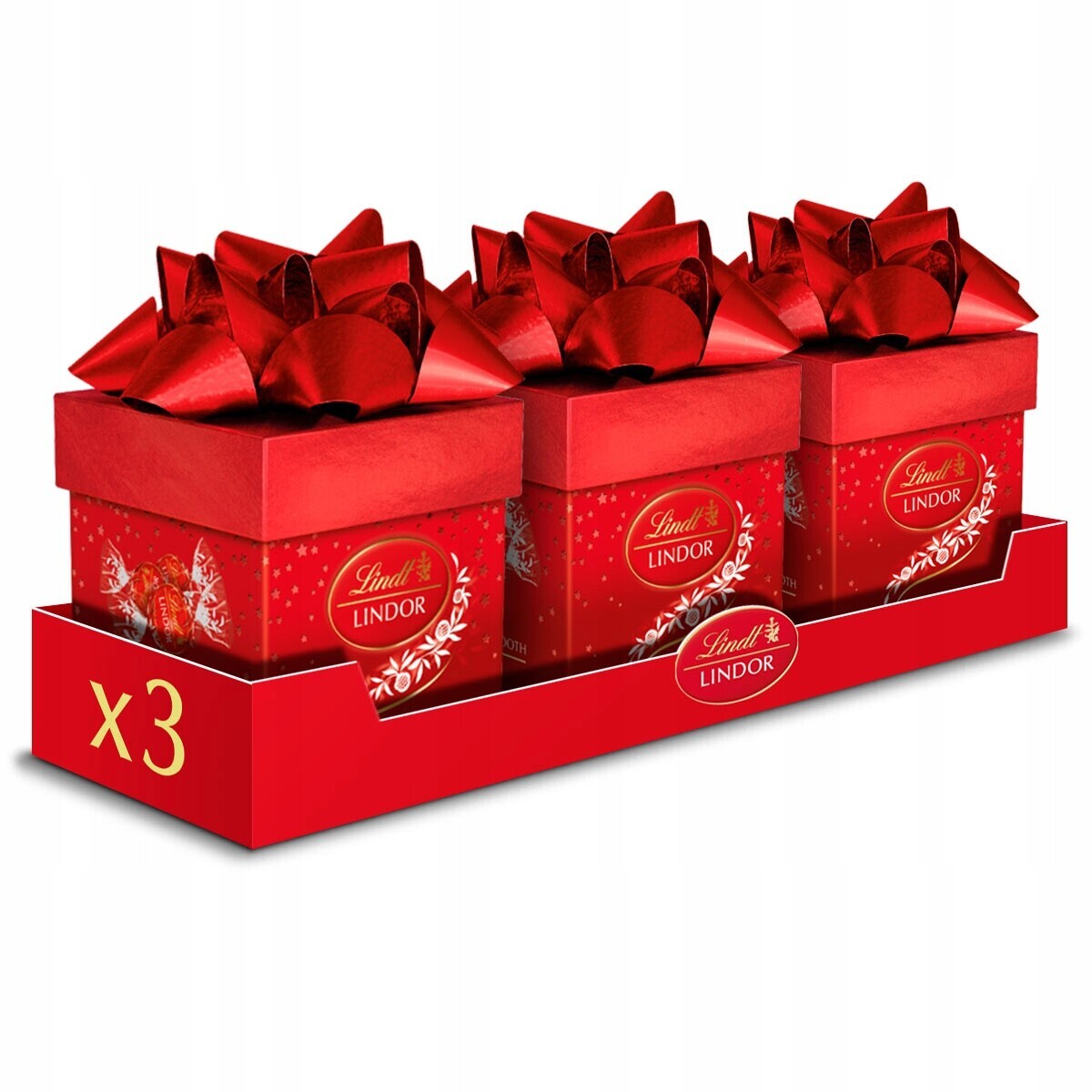 Lindt Lindor Pralinky pralinky kostka 3x75g k Vánocům