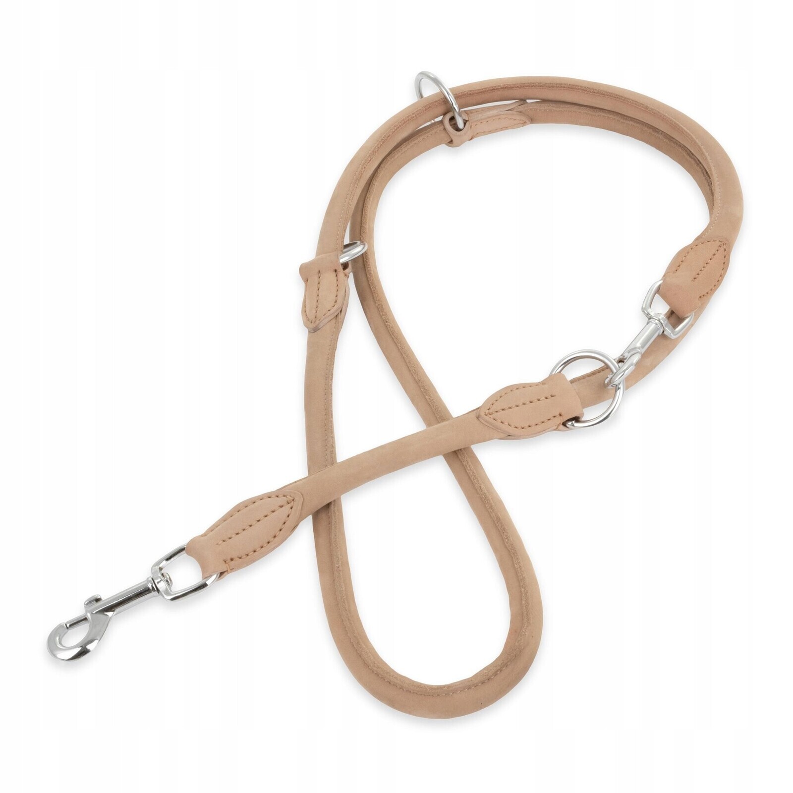 Vodítko, 8 mm 200 cm, světle béžová barva