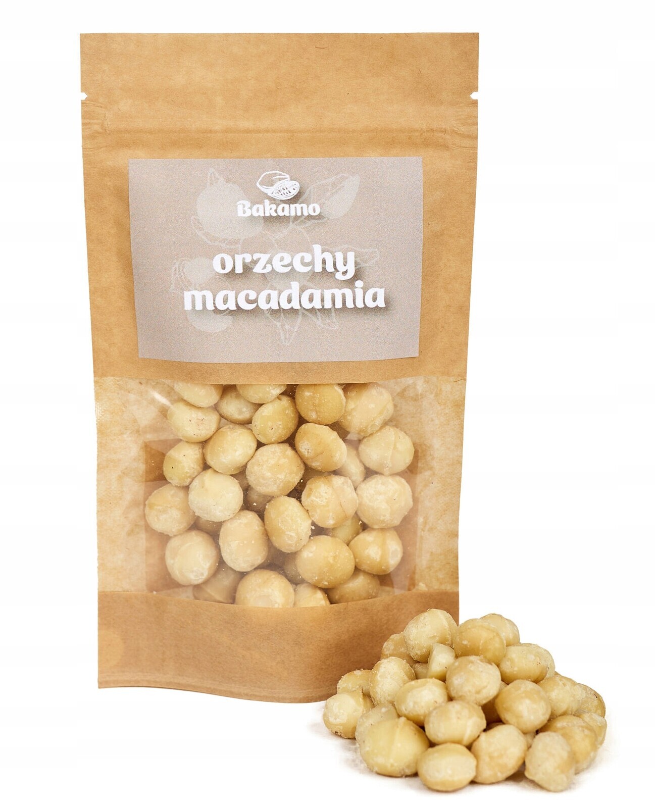 Ořechy Macadamia 500g loupané přírodní čerstvé křupavé Bakamo