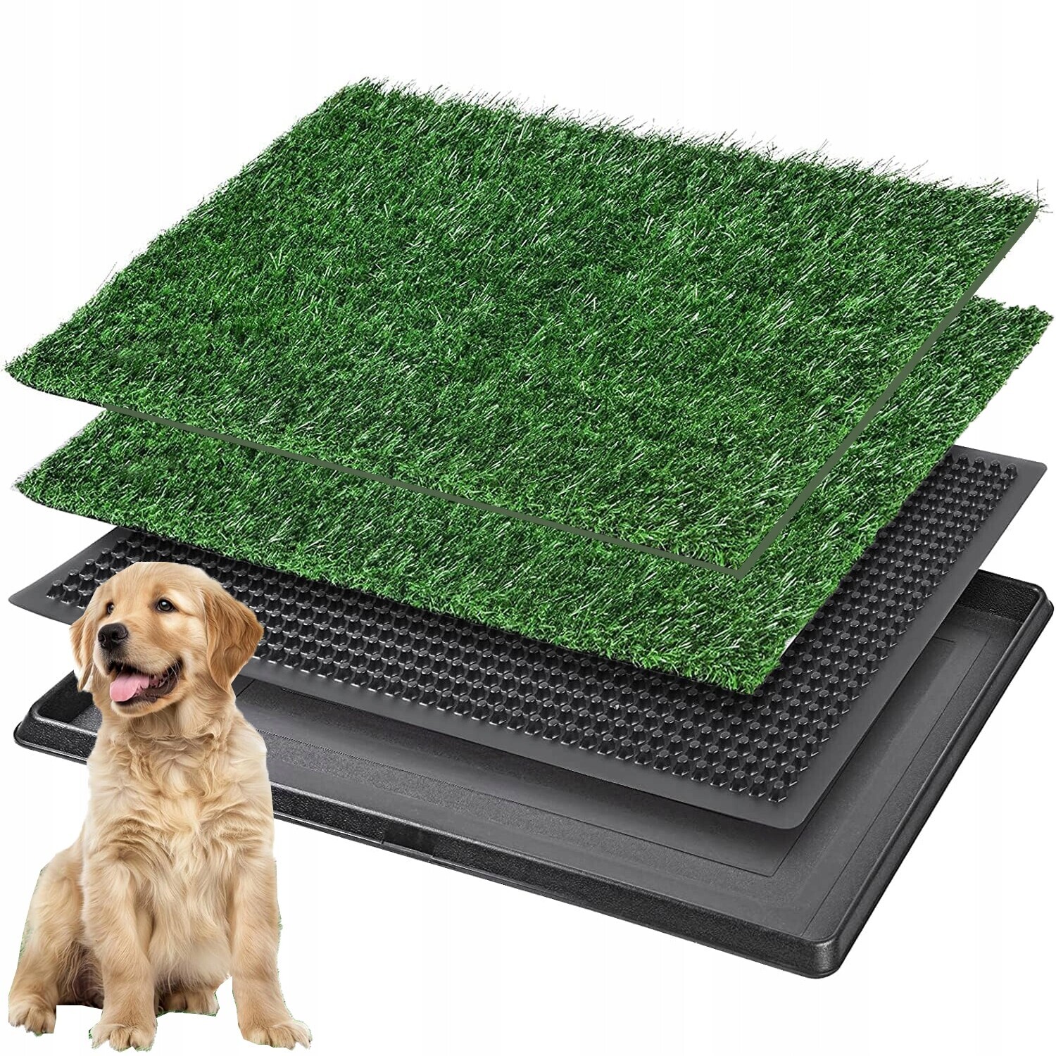 Psí Steliva S Trávou, Štěňatský Záchod, Velká Trávná Podložka Na 51X76 CM