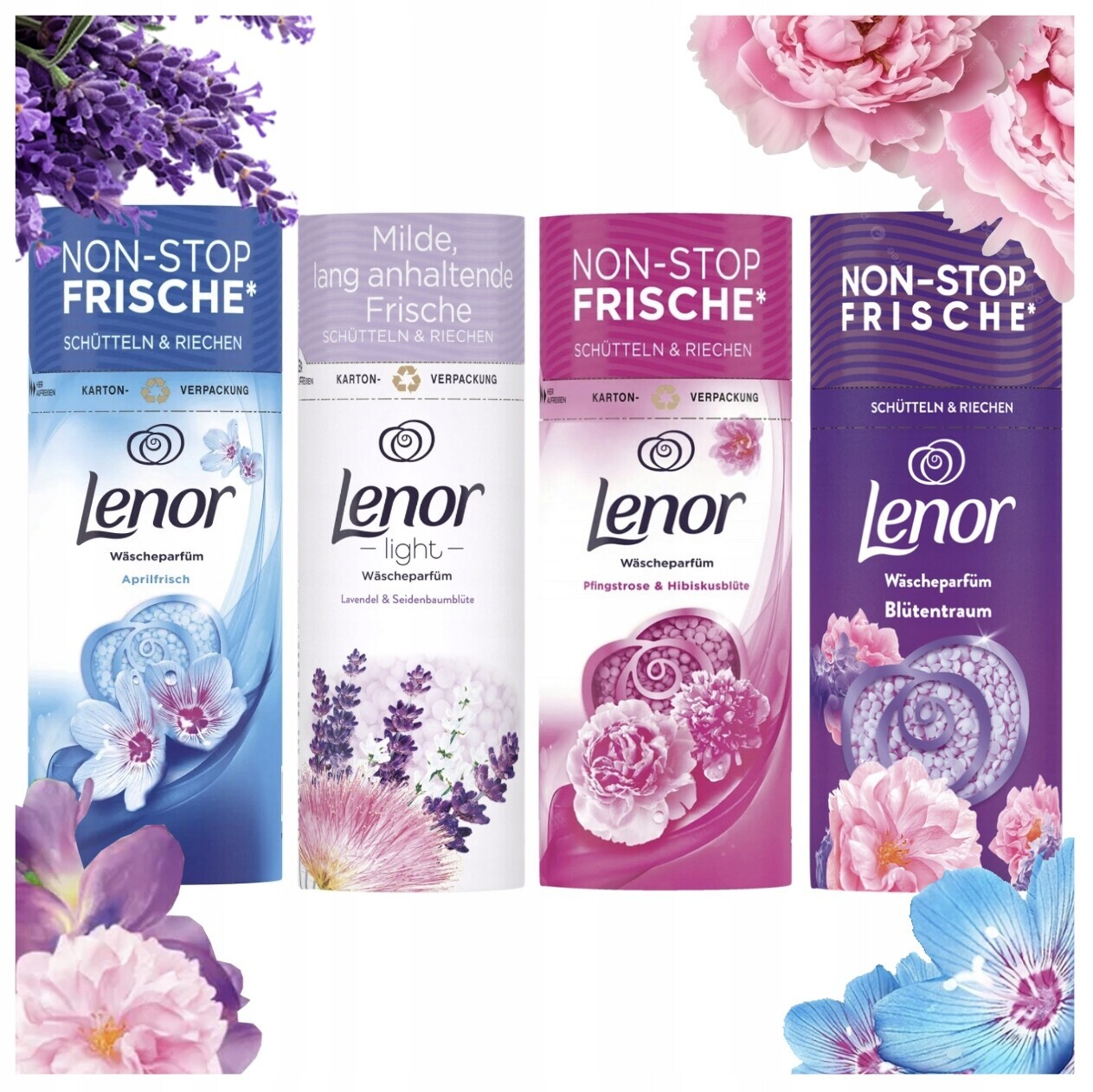 sada perliček Lenor dovážené granule 4 kusy Originální