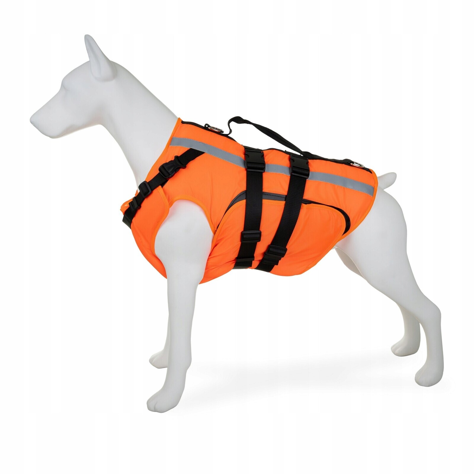 Barry King Záchranná vesta pro psa L oranžová, materiál Oxford