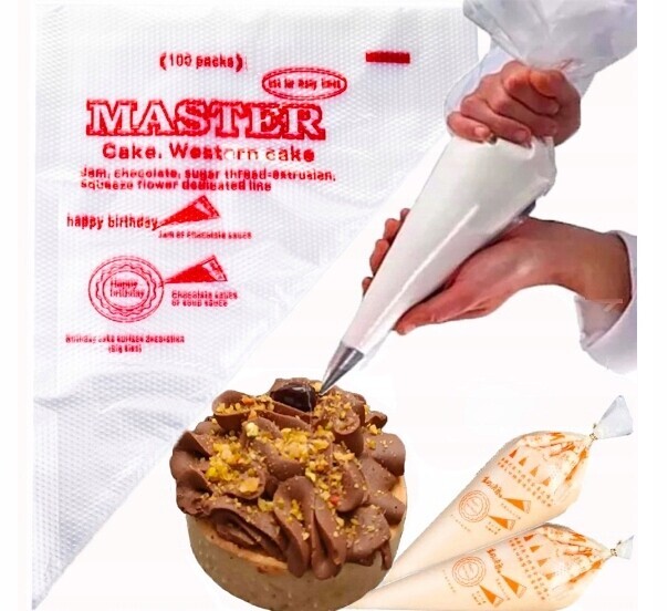 Rukávy sáčky cukrářské sáček 100 ks velikost L zdobička na dortové koláče