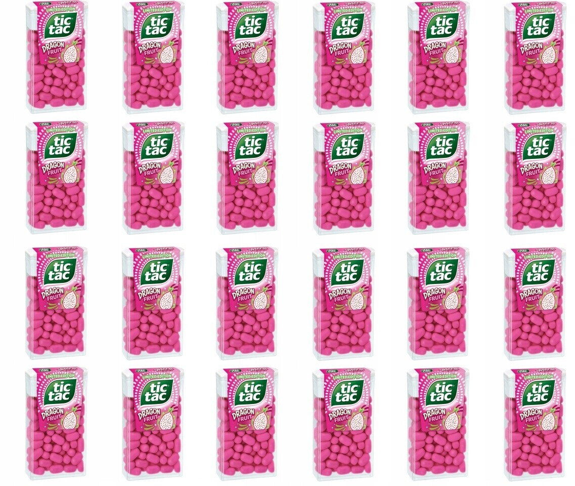 24 x 54 g Tic Tac Dragon fruit dražé Karton