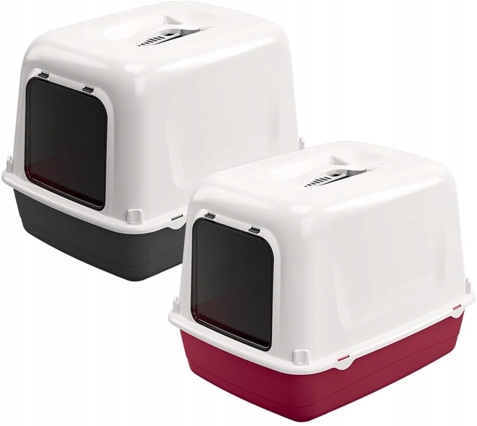 Krytá kočičí toaleta Ferplast 47 cm x 38 cm x 35 cm