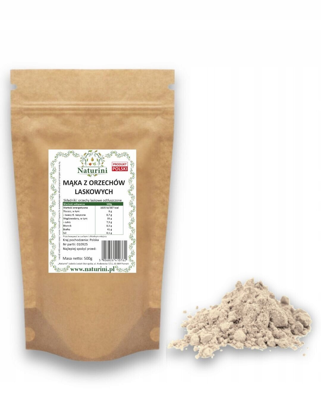 Mouka Z Lískových Ořechů Chutná, Vege, Přírodní 1 kg