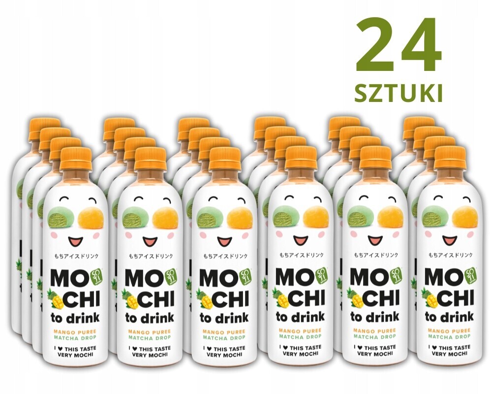 Mochi To Drink Mango Pyré Matcha Drop 24 ks