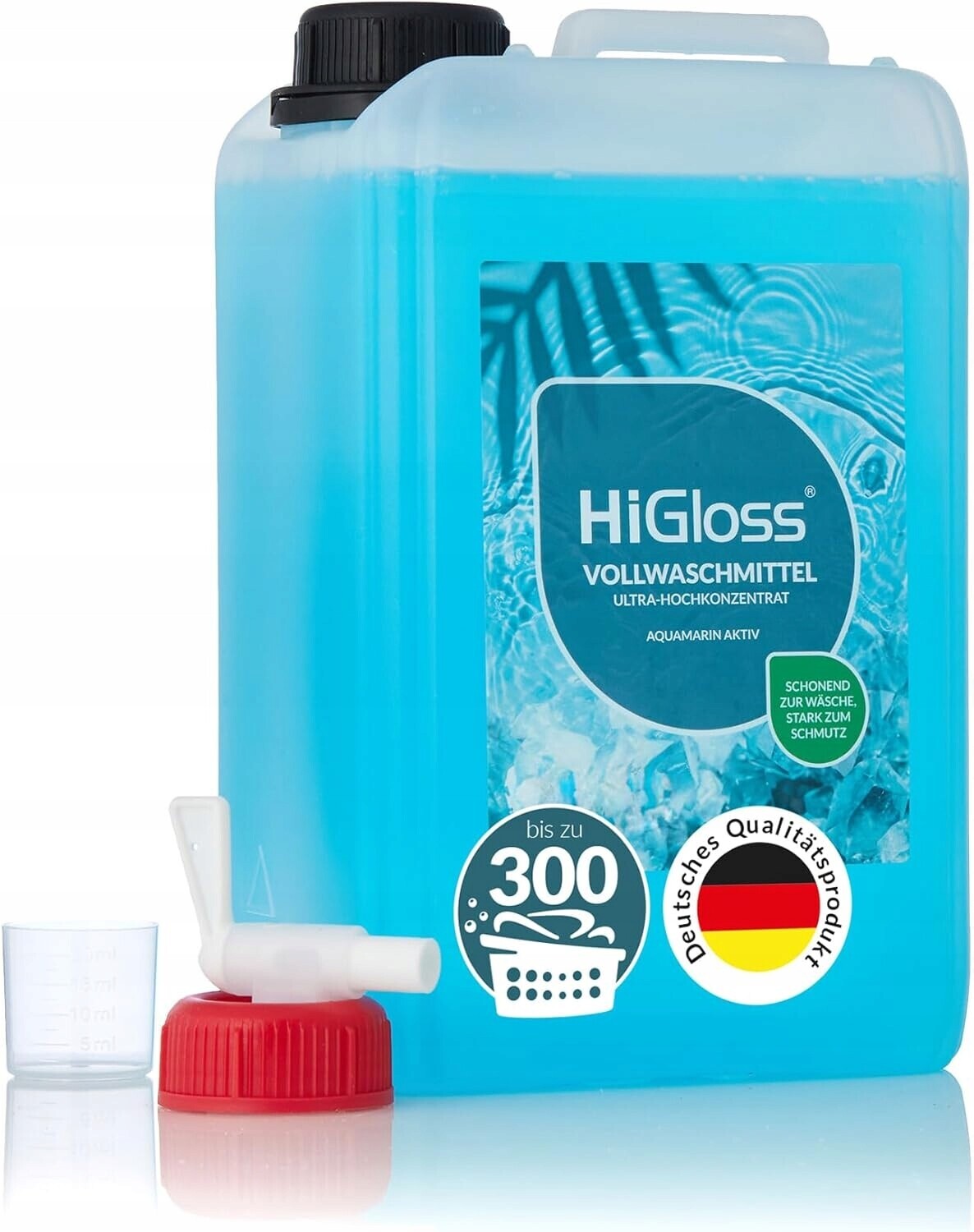 HiGloss Prací prostředek s vysokou koncentrací 3 l s dávkovačem a kohoutkem