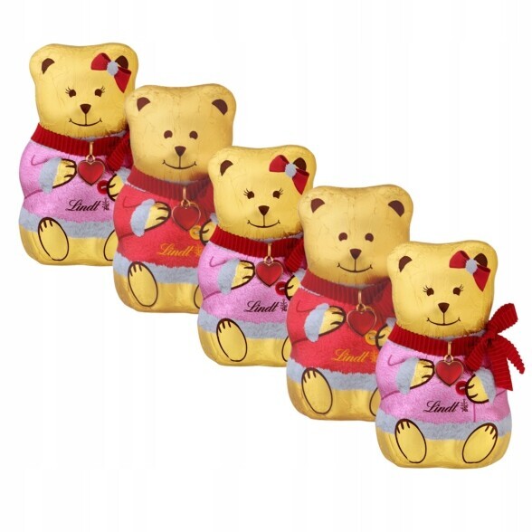 Lindt Medvídek Teddy Boy&Girl z mléčné čokolády 500 g Vánoce