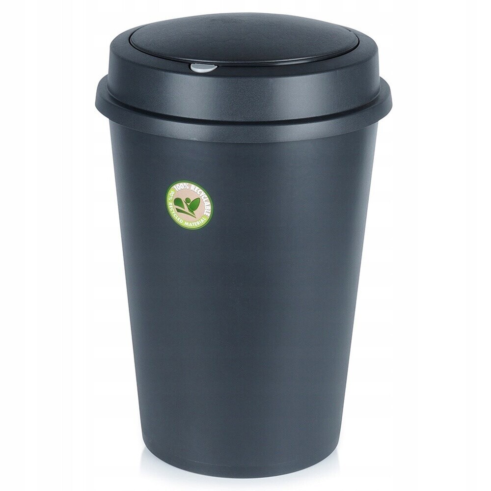 Odpadkový Koš Plastový S Výklopnou Klapkou Do Kuchyně Velký 47 L