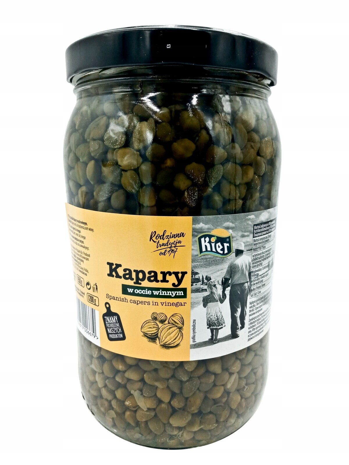 Kapary ve vinném octě 2020 ml 1950 g/1200 g