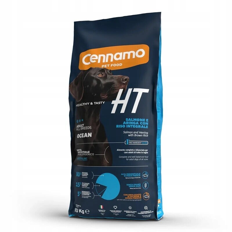 Ht Premium Krmivo Pro Dospělého Mořského Losose 10 Kg * Cennamo *