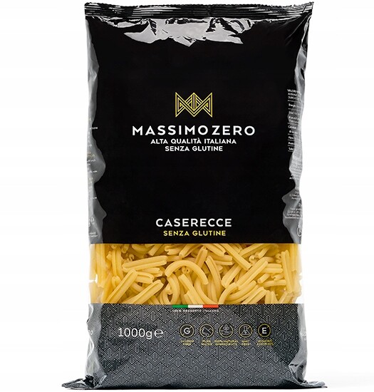italský bezlepkové těstoviny Caserecce Massimo Zero 1000 g