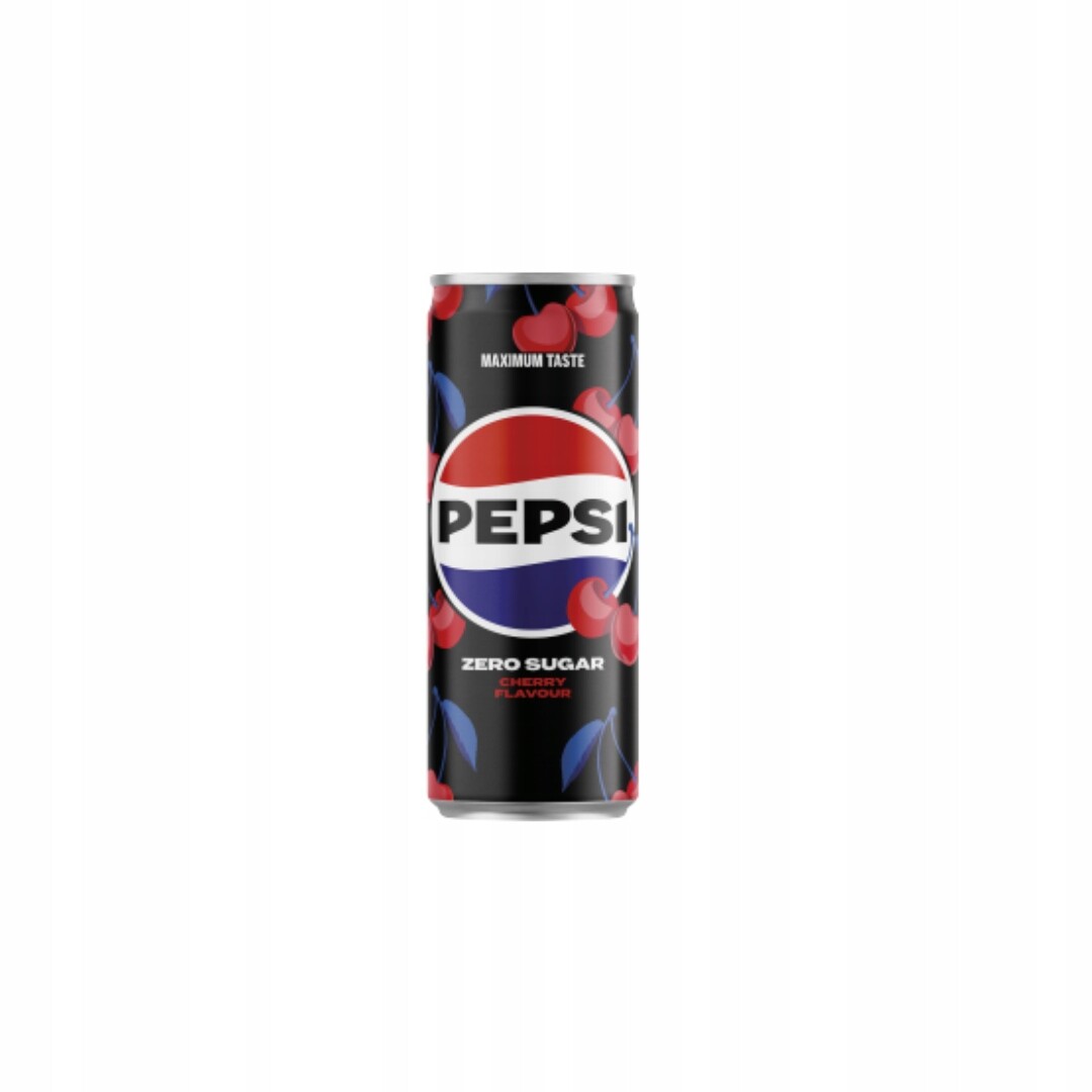 Pepsi Cherry Zero bez cukru s třešňovou příchutí (24*330 ml)