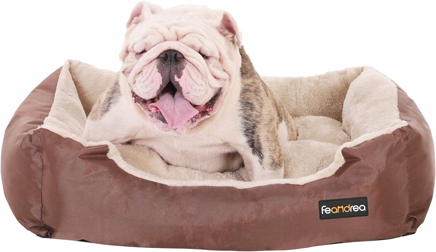 pelíšek pro psy Feandrea hnědý 70 cm x 55 cm