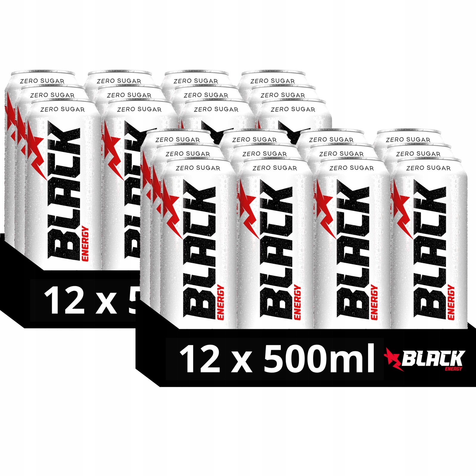 Black Energy Zero Classic Sycený energetický nápoj 500 ml x 24 kusů