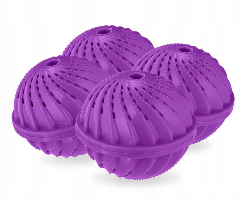 Fialové koule na prádlo, sada ks kusů