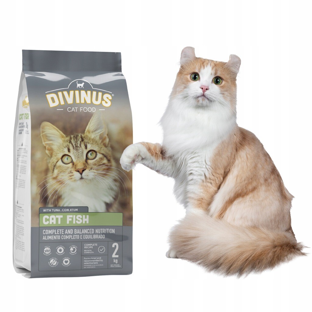 Divinus Cat Fish pro dospělé kočky 2 kg