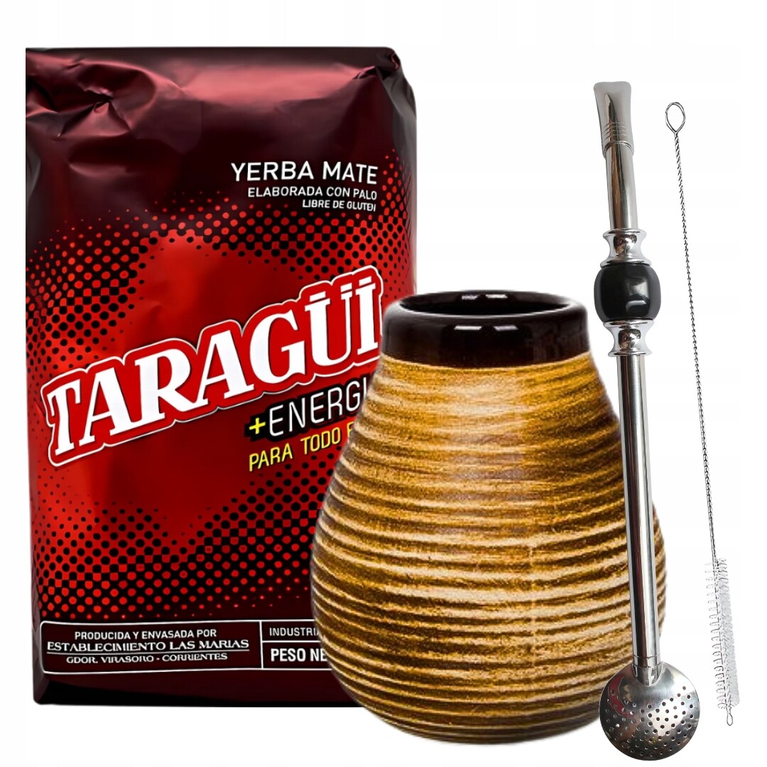 Sada Taragui Energia Yerba Mate s příslušenstvím Tykva a Bombilla