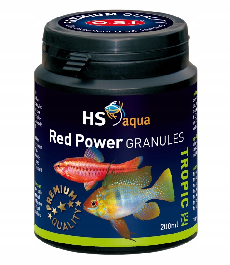Hs Osi Red Granulat Xs 200 Ml/120 g Granulát Krmivo pro akvarijní ryby