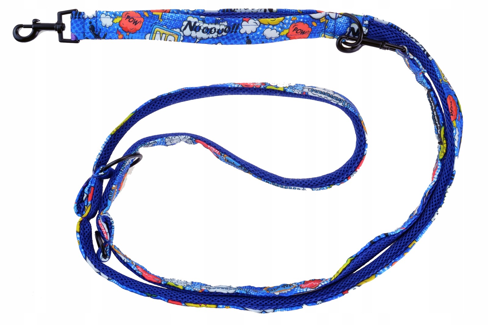 Vodítko Přepínací Pro Psa Nelson-x Floral Black 3 M/1,5 CM Mini S Rukojetí