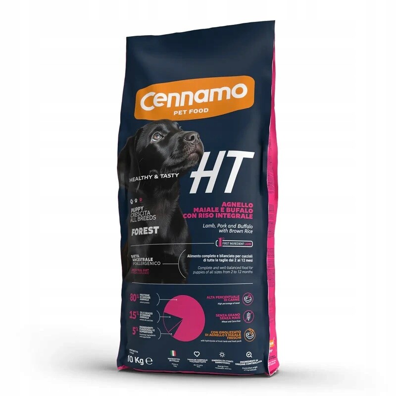 Ht Premium Štěňatské Lesní Jehně 10 Kg * Cennamo *