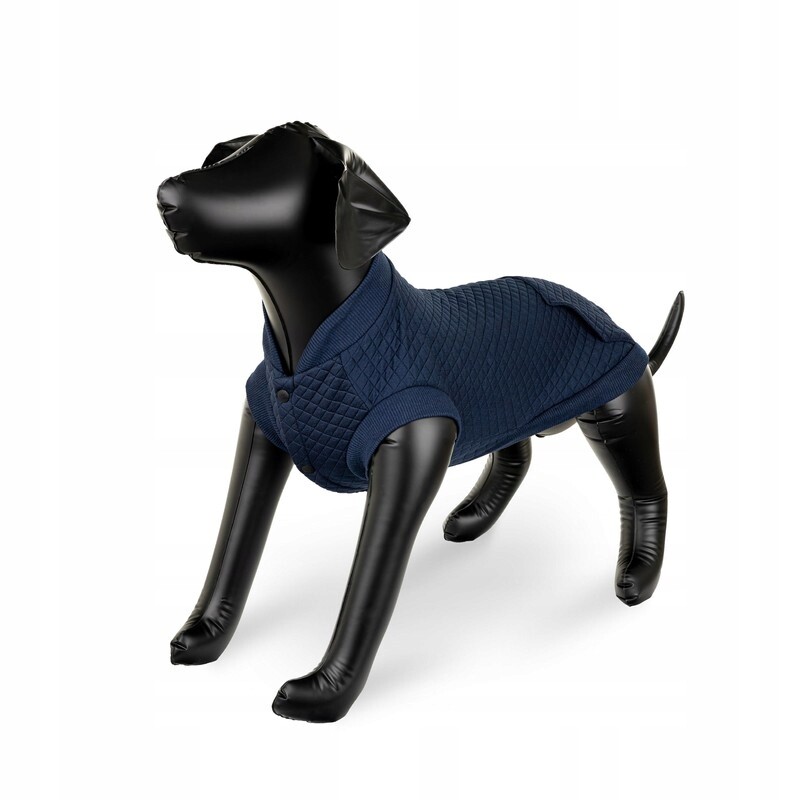 Mikina pro psa, tmavě modrá, prošívaná, velikost 5XL, 70