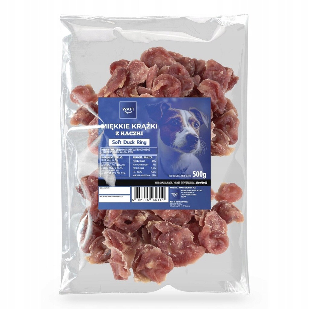 Wafi Měkké Kachní Kroužky 500 g
