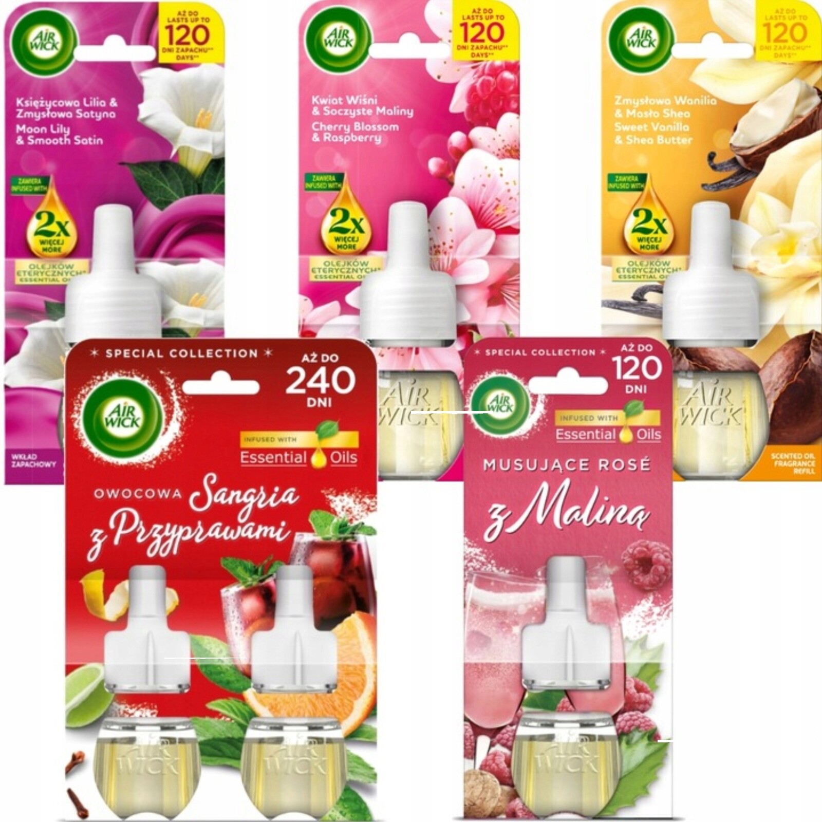 Air Wick Náplň Do Elektrického Osvěžovače Vzduchu Sada 6 X 19 ML