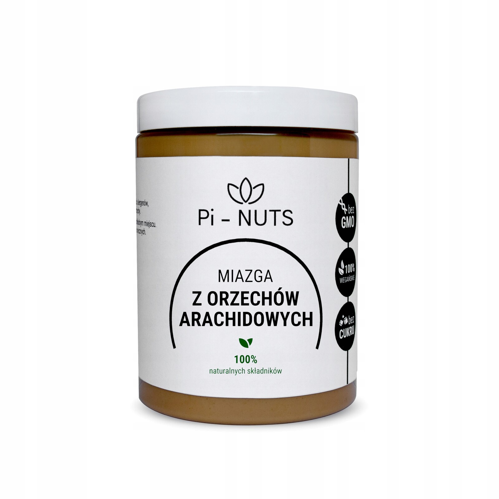 Pasta Z Arašídů 100% 1 Kg Pi-nuts