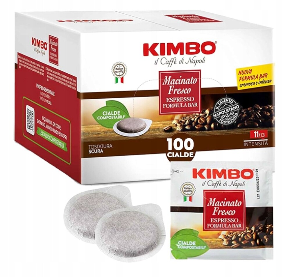 Macinato fresco Mletá káva v sáčcích 100 ks Kimbo