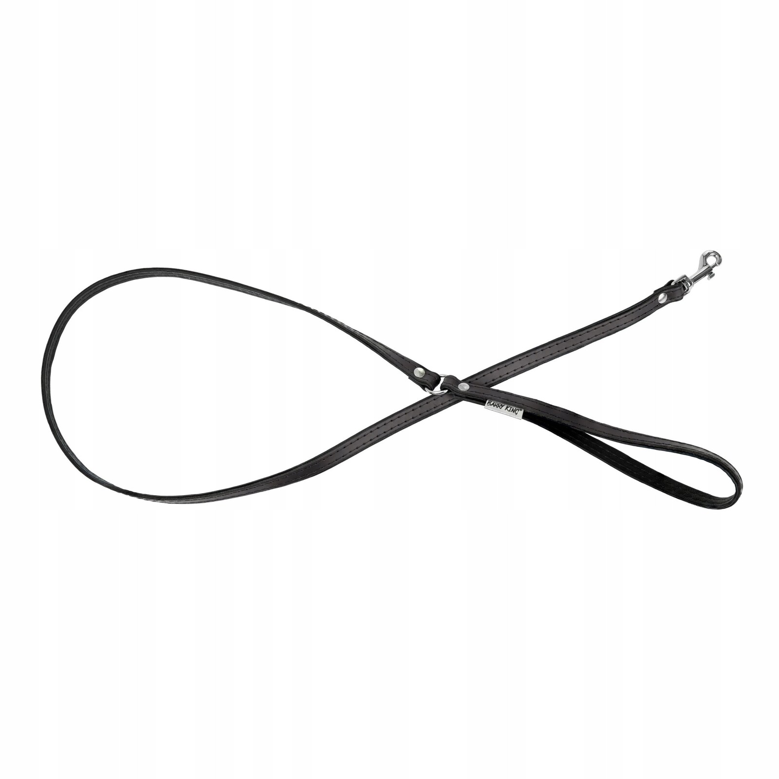 Vodítko pro psa, černá/černá, M-L, 20 mm/120 cm