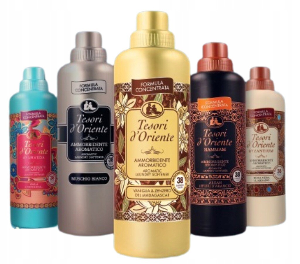 Tesori Sada 5 italských oplachovacích přípravků „whmba“ 3,8 litrů