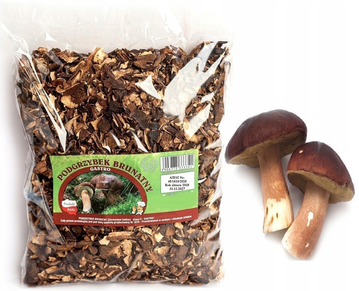 Podhoubek Gastro 250g Nová Sbírka 2025 Polský Atest sušené lesní houby