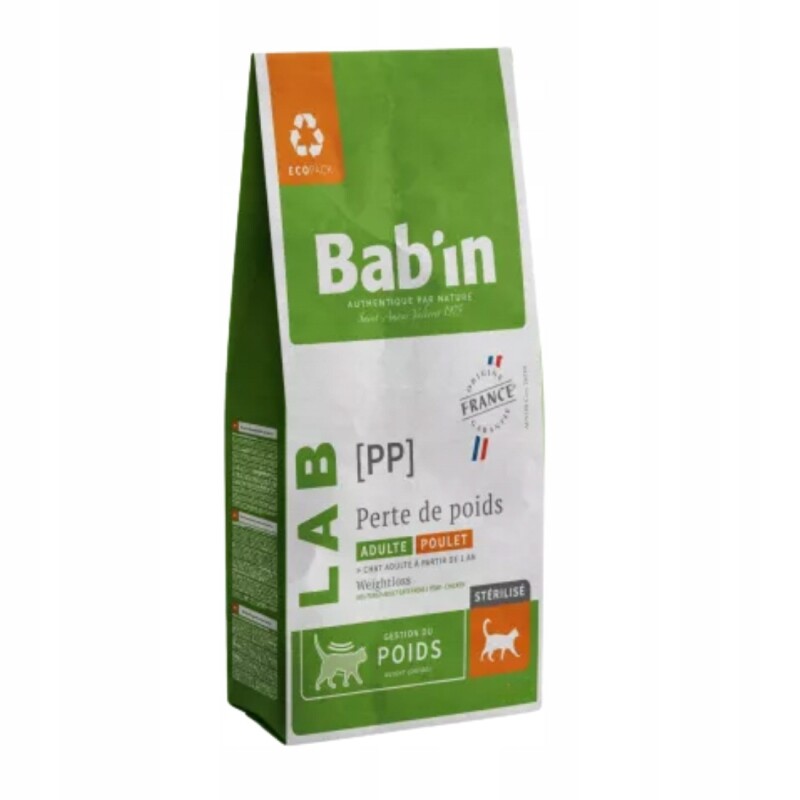 Bab'in Lab Weight Loss – nadváha pro kočky 3 kg