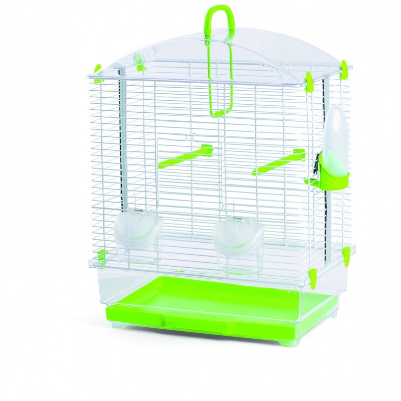 Klec pro ptáky Lara, zelená, 40 x 27 x 51 cm