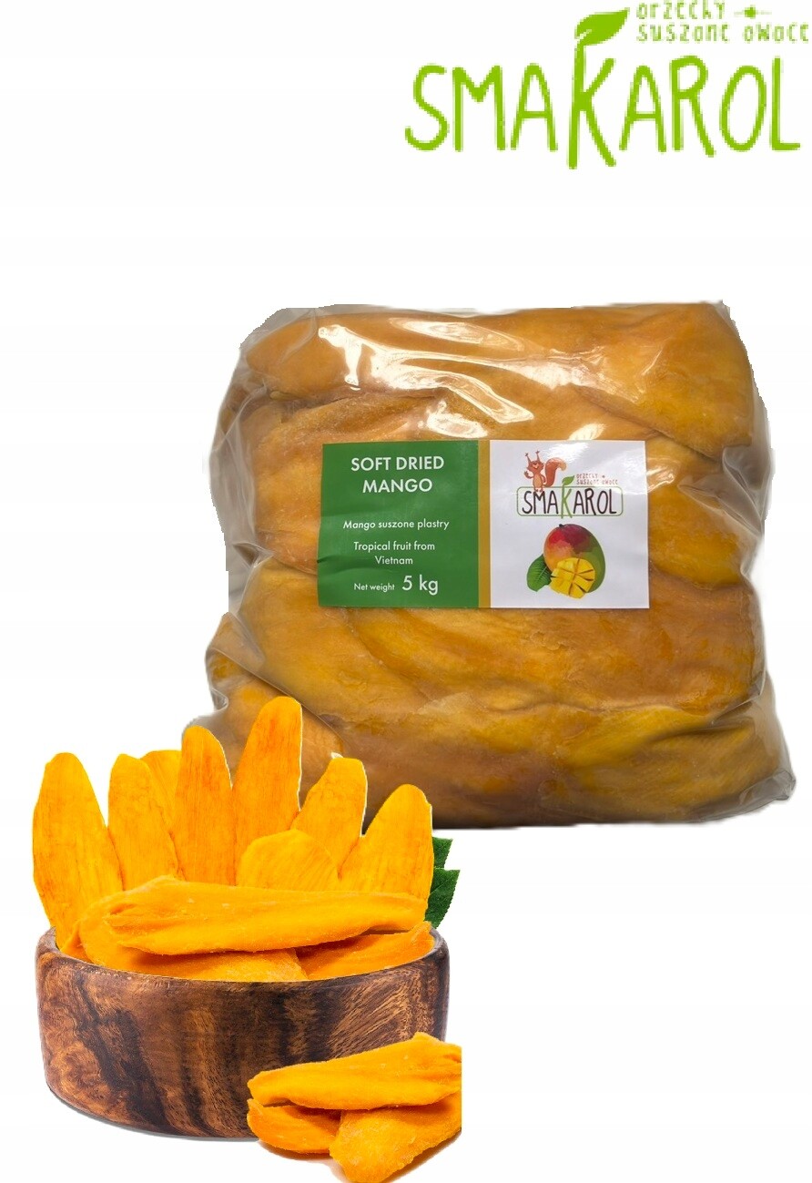 Mango sušené bez cukru Smakarol 5 kg