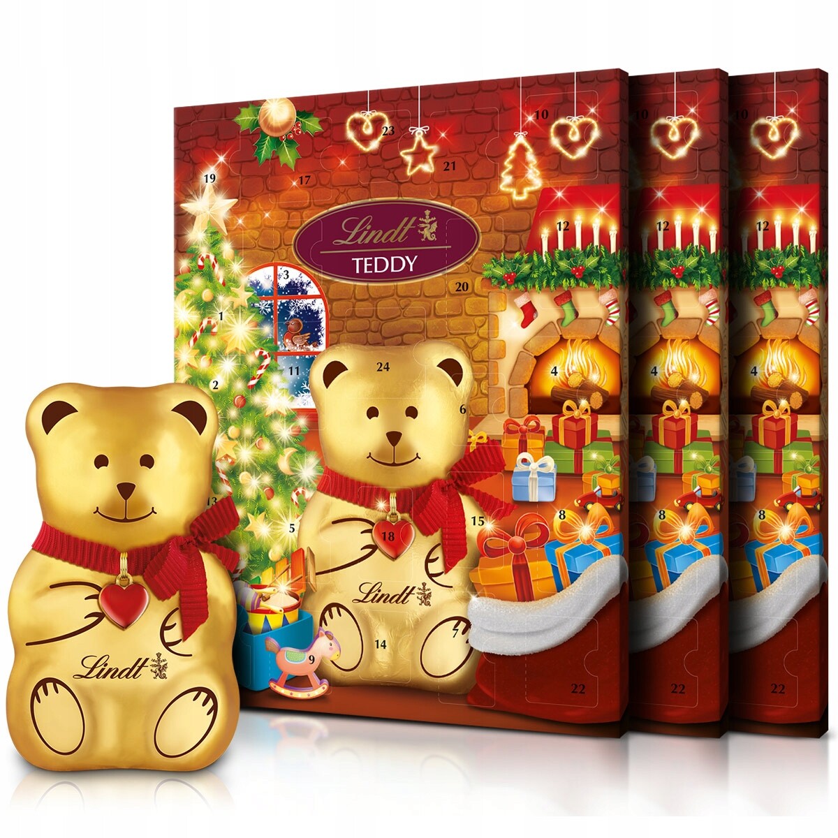 3X Adventní kalendář Teddy I Medvídek Teddy 100 g
