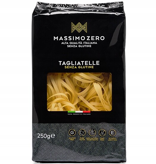 italský bezlepkové těstoviny Tagliatelle Massimo Zero 250 g