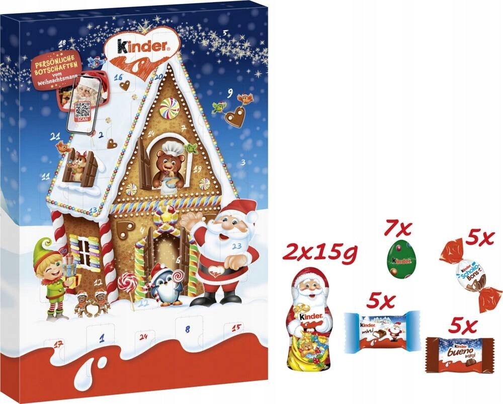 Ferrero Kinder Mix Adventní kalendář 2025 151 g