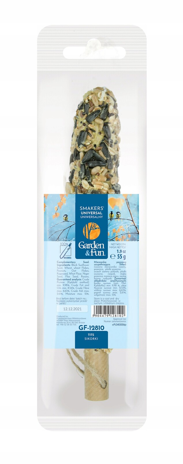 Pochoutky pro ptáky sýkorky 20ks/balení