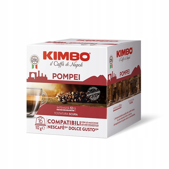Káva kapsle Kimbo pro Dolce Gusto Pompei 16 kusů