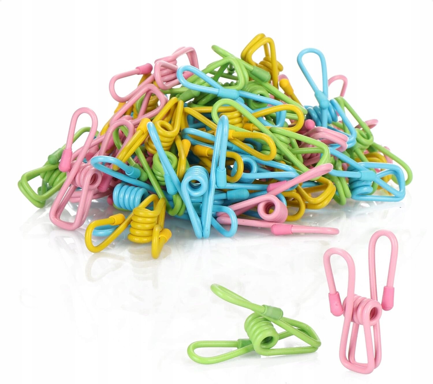 Klipy Sponky Kolíčky Na Ručníky A Spodní Prádlo Barevné Plastové 50X