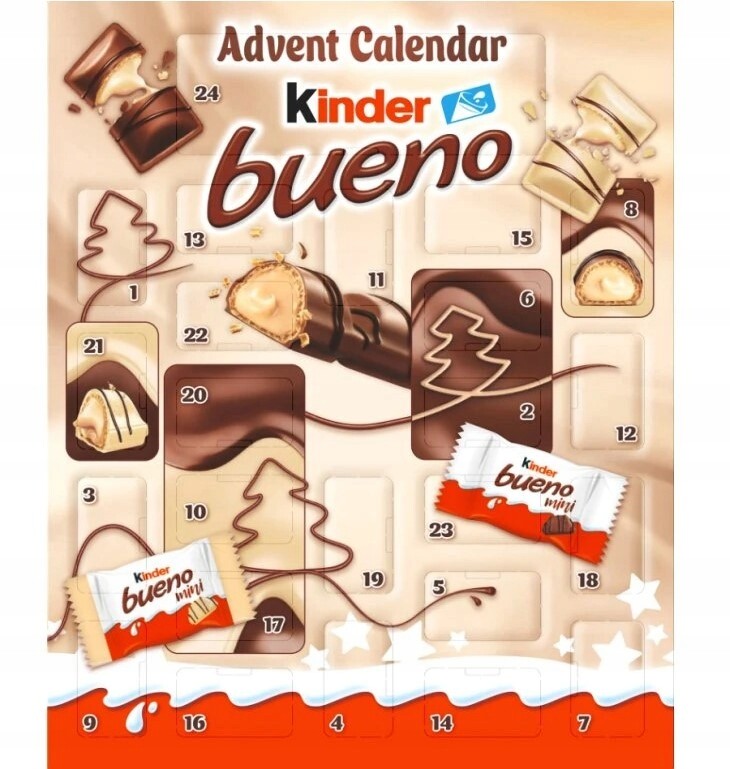 Adventní kalendář Kinder Bueno 167 g